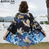 Japanese Kimono Traditional Clothing Crane Carp Anime Kimono Dress Shirts Women Samurai Haori Hombre Yukata Man Cardigan Shirt