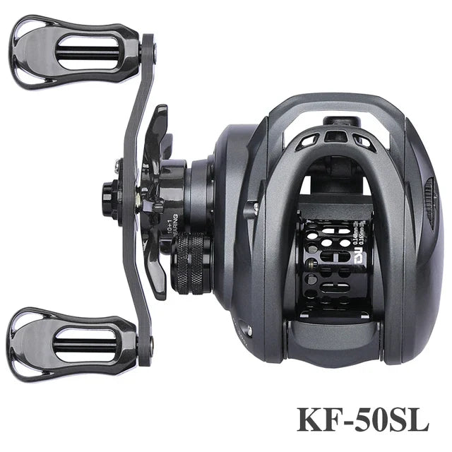 TSURINOYA Baitcasting Reel Coil Ultra Light 135g BFS 6.1g Spool Bait Finesse Dark Wolf KF50S Shallow Spool Free Shipping Gear