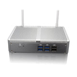 Eglobal Cheapest Small TV Box Mini PC Win10 Fanless Barebone Desktop Intel N3150 N3700 Quad Core 2Lan 2HDMI 4K HTPC Computer