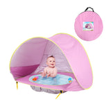 Baby Beach Tent Children Waterproof Pop Up sun Awning Tent UV-protecting Sunshelter with Pool Kid Outdoor Camping Sunshade Beach