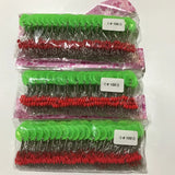 100set 600pcs Fishing Line Rubber Stopper Resistance Beans Fishing Float Stops Spinner Red Olives Stopper Bean