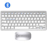 Bluetooth Keyboard Mouse Combo Ultra-Slim Mute Keycap Wireless Bluetooth Mouse Mice for Mac iPad iPhone iOS Android Windows