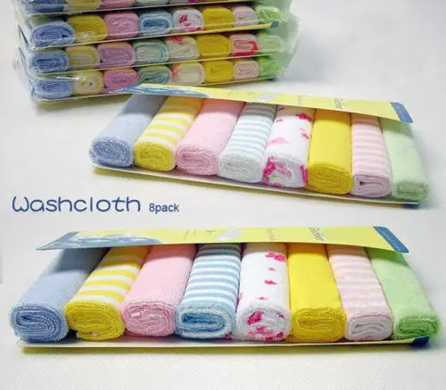 8Pcs 100% Cotton Newborn Baby Towels Saliva Towel Nursing Towel Baby Boys Girls Bebe Toalha Washcloth Handkerchief Dropshipping