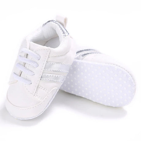 Newborn Baby Shoes Boy Girl Classical Sport Soft Sole PU Leather Multi-Color First Walker Crib Moccasins Casual Sneakers Shoes