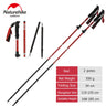 Naturehike Trekking Pole ST09 Folding Hiking Stick Ultralight Hiking Pole Collapsible Hiking Stick Climbing Stick Trekking Stick