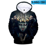 2021 Vikings Ragnar Lothbrok 3D 3D Hoodie Pullovers Sweatshirt Round Neck 3D Hoodie Pullover Men/women Pullovers Boys/girls Stre