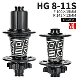 Bicycle Hubs Koozer Hubs Sealed bearing MTB Mountain Bike hub QR Thru 28 32 36 Holes Disc Brake For K7 HG SX NX XD MS 12S PRO7