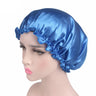 New Women Satin Night Sleep Cap Hair Bonnet Hat Silky Head Cover Elastic Band Nightcap Bath Spa bonnet de nuit dropshipping