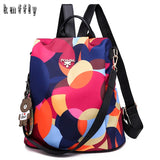 Factory Sale Multifunctional Anti-theft Backpacks Oxford Shoulder Bags for Teenagers Girls Large Capacity Travel School Bag 2021