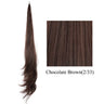 Soowee Long Synthetic Hair Extension Blonde Wrap Pony Tail Flexible Hair Ponytails Hairpieces