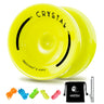 MAGICYOYO K2 CRYSTAL Yoyo , Dual Purpose Responsive Yo-Yo for Beginner, Replacement Unresponsive Bearing for Advanced