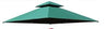 Patio umbrella canopy replacement 3mx3m square garden umbrella replacement canopy two layers fabric patio umbrella parts