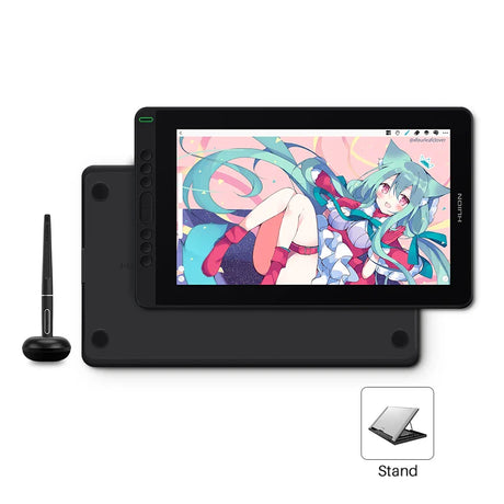 HUION Kamvas 13 Graphic Tablet Monitor 120%sRGB Battery-Free Pen Display Drawing Monitor 8192 Levels Pen with Express Keys Gamut
