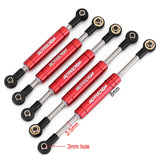 INJORA 1PCS 72-102mm Adjustable Servo Steering Link for 1/10 RC Car Crawler Axial SCX10 TRX4 Redcat GEN8 Upgrade Parts