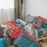 Bohemian Cotton 3d Comforter Bedding Sets Luxury Boho Duvet Cover Set  Pillowcase Queen King Size Bedlinen Bedspread