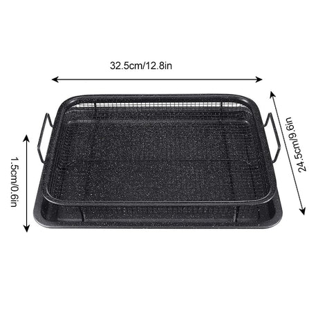 Copper Baking Tray Oil Frying Baking Pan Non-stick Chips Basket Baking Dish Grill Mesh Barbecue Tools Cookware For Kitchen