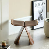 Wuli Stool Ins Danish Butterfly Chair Stool Wild Living Room Stool Shoe Replacement Stool Creative Leisure Small Bench New 2024