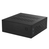 2024 B01 Mini ITX Computer for Case Chassis Aluminum/Glass Briefcase Home Theater AC-DC HTPC Computer Box Desktop PC Enclosur