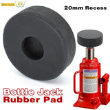 Bottle Jack Rubber Pad Anti-slip Adapter Support Point Adapter Car Lift Tool For 2 Ton Bottle Jacks Auto Accessories 60x20mm