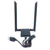 802.11ac Dual Band 1200Mbps RTL8812AU Network Wireless WLAN USB WiFi Adapter Antenna for Kali Linux/Windows XP/7/8/10