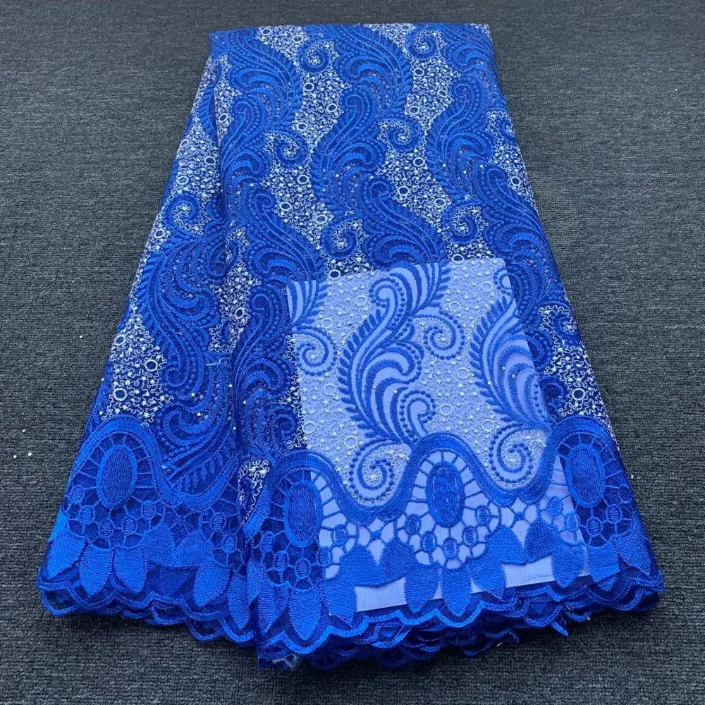 African Lace Fabric 2024  High Quality Lace Hot Sale Embroidery French Tulle Lace Fabric Nigerian Lace Fabric For Wedding Dress