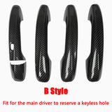 For Mercedes Benz A B C E GLC CLA GLE GLS GLB Class W177 W247 W205 W213 X253 C118 W167 Car Door Handle Cover Trim Frame Sticker