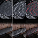 SEAMETAL Universal Car Seat Covers Pu Leather Car Seat Protector Four Seasons Car Seat Cushion Chair Carpet Pad Auto Accessories