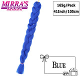 82 Inch Jumbo Box Braids Extensions Afro Synthetic Braiding Hair Ombre Hair for Twist Braid Support Wholesale Mirra’s Mirror