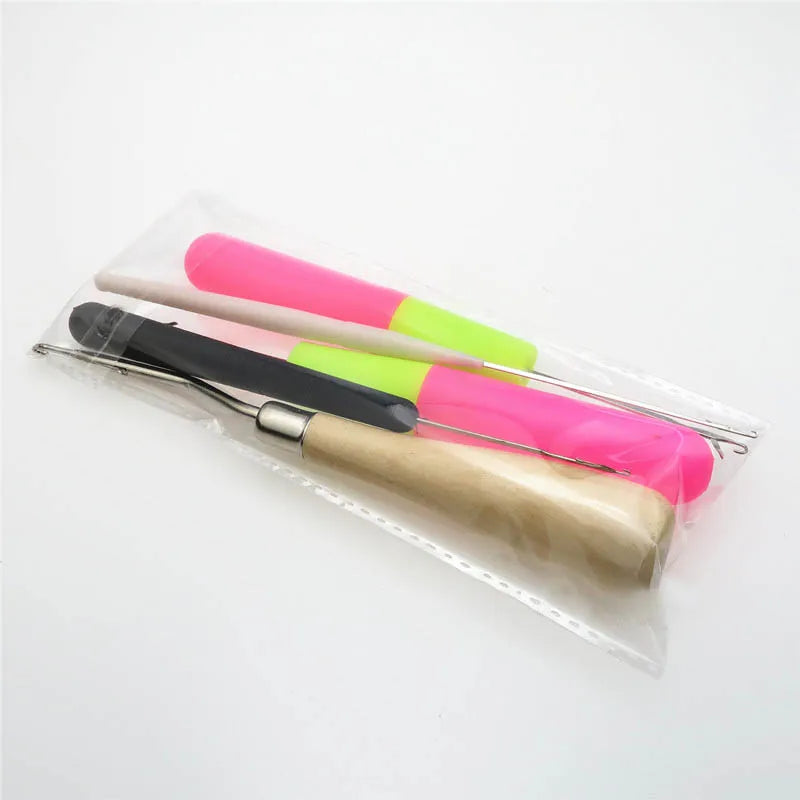 Sewing Tools repair sweater Sweater Wool Knitting Accessories Sewing Needles Aluminium Tongue 5Pcs /set Crochet Hooks