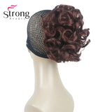 StrongBeauty Silver Short Natural Wave Ponytail Hair Extension With Claw Clip In Hairpiece COLOUR CHOICES