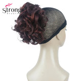 StrongBeauty Silver Short Natural Wave Ponytail Hair Extension With Claw Clip In Hairpiece COLOUR CHOICES