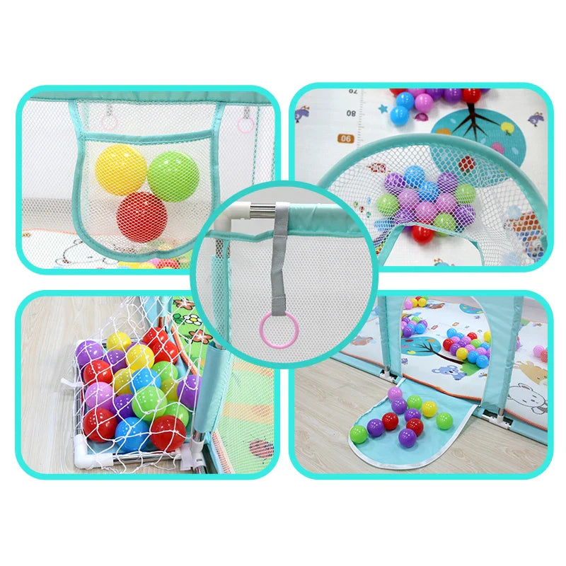 IMBABY Most Popular Playpen For Children Multiple Styles Baby Pool Balls Bed Fence Kids Indoor Basketball And Football Play Yard