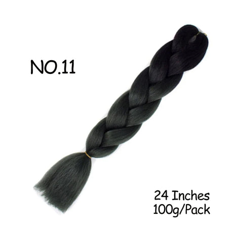 Mirra’s Mirror 24inch Synthetic Braiding Hair Extensions 10pcs Wholesale Colorful Braids Hair Jumbo Braid Hair Black Brown