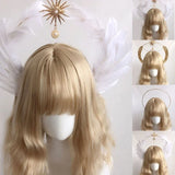 Gorgeous Sun Godmother's Crown Lolita KC Notre Dame Virgin Mary Halo Princess Queen Pope Tiara Headband