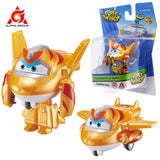 Super Wings S5 2" Mini Transforming Deformation Transform-a-Bots Airplane Action Figures Robot Transformation Toys For Kids Gif