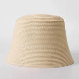 Summer Foldable Straw Sun Hat Women's Panama Boater Floppy Bucket Hat  Female Outing Visor Holiday Cool Hat Beach Weave Bob Caps