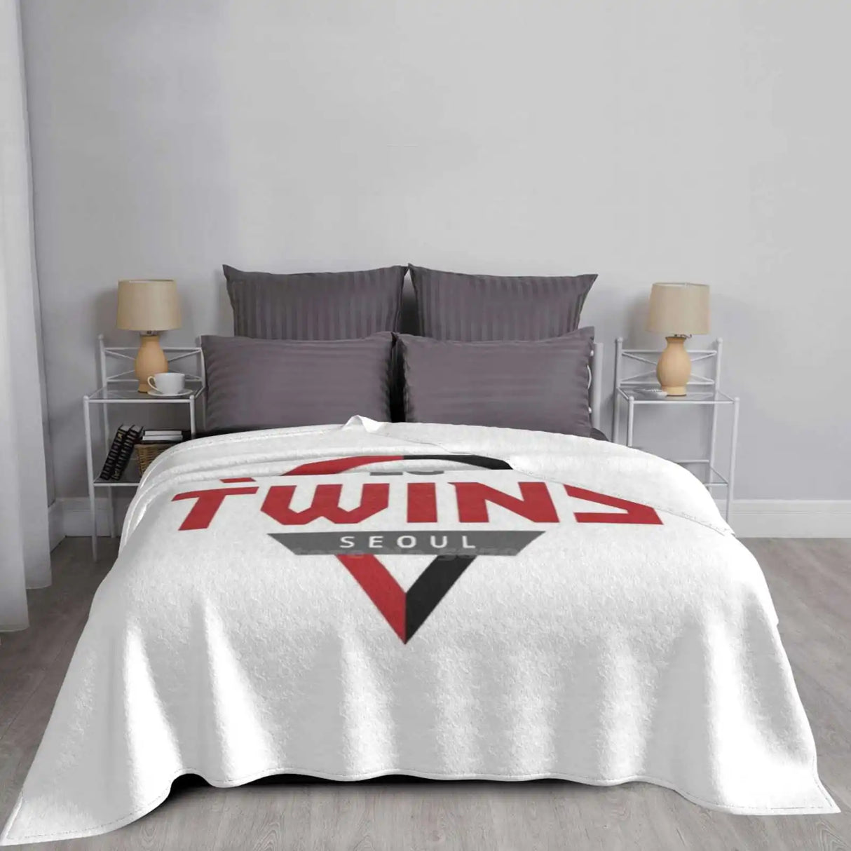 Untitled Super Warm Soft Blankets Throw On Sofa / Bed / Travel Lg Twins Seoul Hanwha Kbo Lg Twins Kia Tigers Kiwoom Heroes Lotte