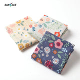 1 Set Women Printed Handkerchief Cotton Scarf For Female Fresh Cartoon Pocket Hankie Coloful Hankerchiefs For Party Gift Wedding