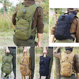 15L Molle Tactical Backpack 800D Oxford Military Hiking Bicycle Backpacks Outdoor Sports Cycling Climbing Camping Bag Army 전술 배낭