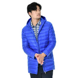 Oversize 5XL 6XL 7XL 8XL Mens Lightweight Down Jacket 2022 Autumn Winter Men's Hooded Long Casual Regular Ultra-thin Men's Coat