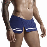 Men's Pyjamas Pajama Bottoms Men's Sexy Underwear Shorts Home Sleepwear Side Slit Pajamas Pants Sleep Shorts Men Nightdress