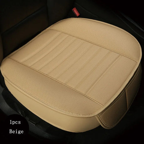 Ultra-Luxury Car Seat Protection Single Seat Without Backrest PU Senior Leather Car Seat Cover For Most Four-Door Sedan&SUV