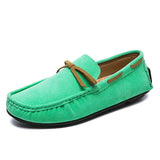 Suede Loafers Men Big Size 48 47 Boat Shoes Slip On Mocasines Hombre Handmade Lazy Shoes Driving Moccasins Casual Office Flats