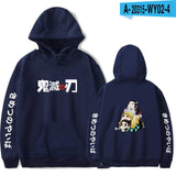 Anime Hoodie Demon Slayer Oversized Hoodies Sweatshirts Men/Womens Autumn Sweatshirt Harajuku Casual Clothing fashion Pullovers