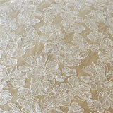 higher quality lace fabric bridal dress lace fabric with sequins 130cm width lace fabric sell by yard