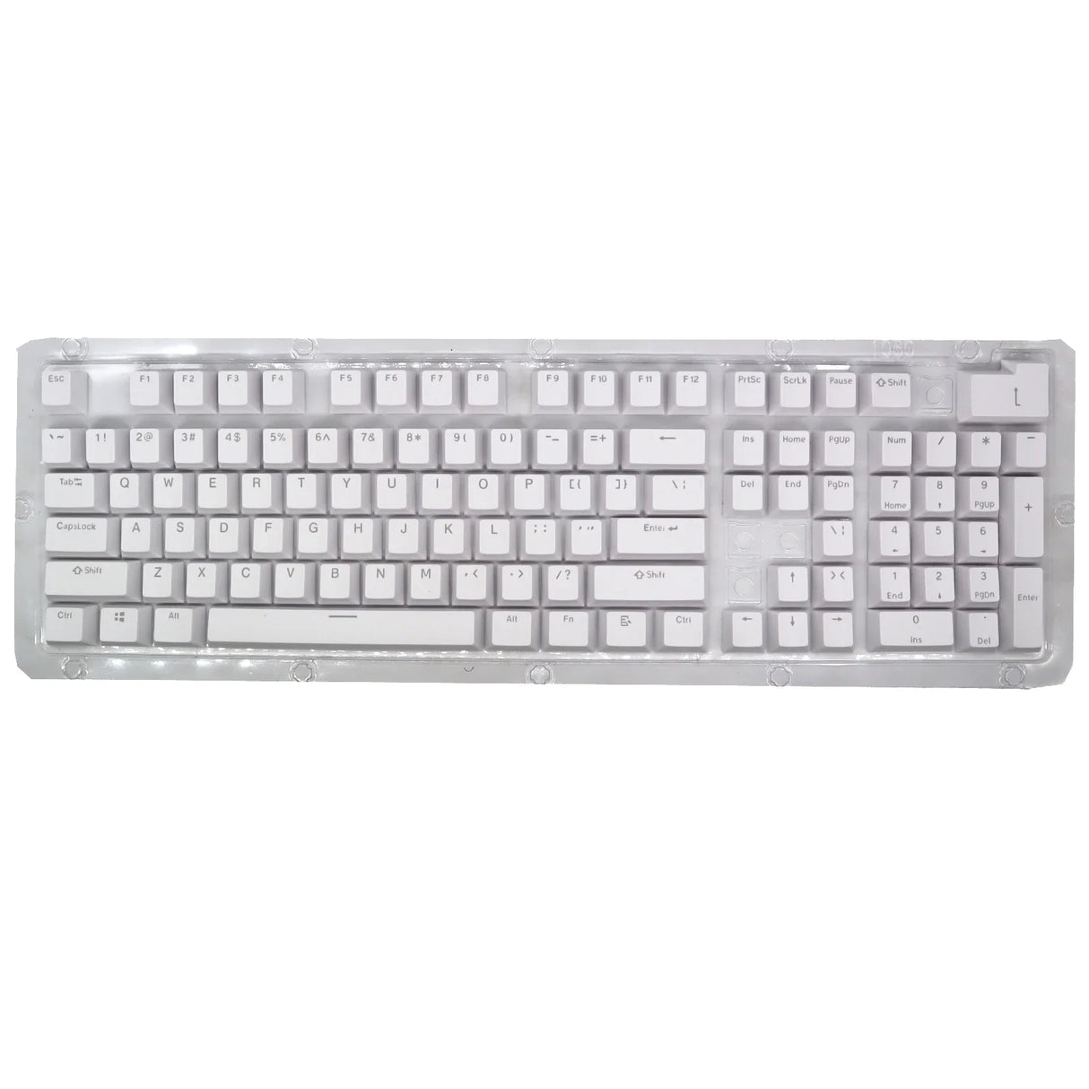 104 Keys Mechanical Keyboard PBT Keycaps Replacement Ergonomic Oil-resistant Gaming Keyboard Key Caps with Key Puller