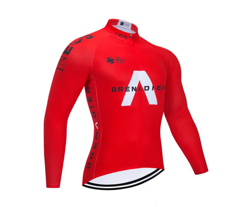 2021 New Men's Long Sleeve Cycling Suit Set Breathable Mountain Bike Wear