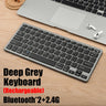 Wireless Keyboard Bluetooth 5.0&2.4G Mini Multimedia teclado bluetooth For Laptop PC TV iPad Macbook Android iPad keyboard