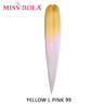 MISS ROLA Synthetic Kanekalon Hair Jumbo Braids 24 Inches100g Yaki Straight Hair Extension Pre Stretched Blonde Pink Wholesale