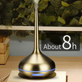 120ml LED Light USB Air Humidifier Home A-roma Essential Oil Fine Mist Diffuser Elegant Humidifier Home Decoration Face Steamer